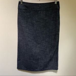Eileen Fisher ~Petite Small Cotton/linen Midi Pencil Skirt